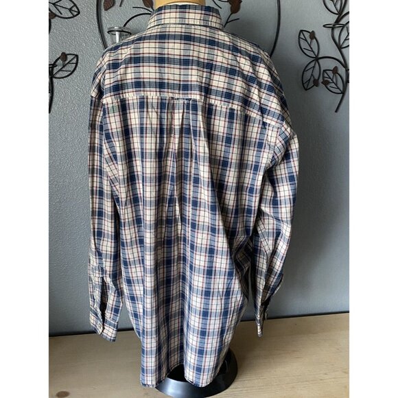 Chaps Ralph Lauren Dress Shirt Men’s Size Large Button Down Long Sleeve Plaid - Picture 4 of 6